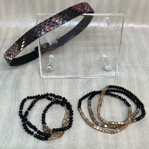 Jewelry, collar necklace and bracelets